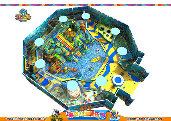 Ocean 002 Style-Soft Play structure