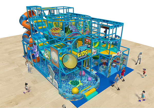 Ocean 003 Style-Soft Play structure