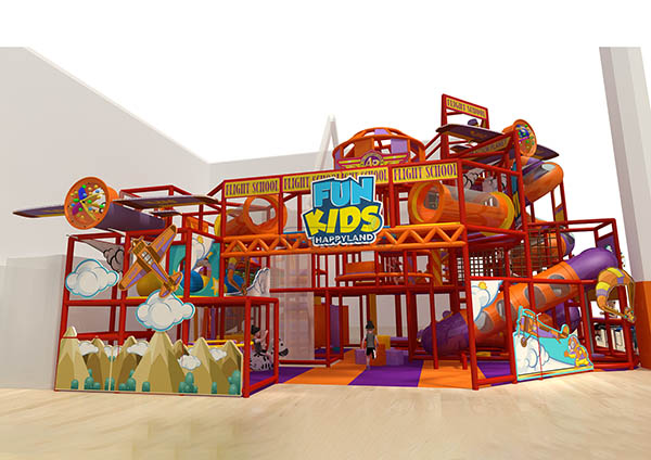 Gaisa spēku motīvu sērija IEKŠĒJĀS ROTAĻU LAUKUMS SOFT PLAY STRACTURE2