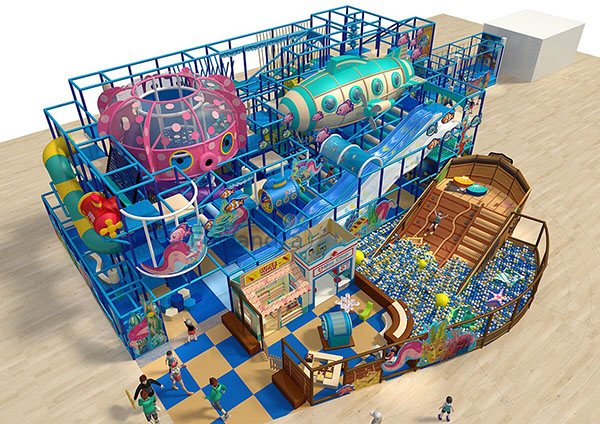 Ocean 004 Style-Soft Play structure1