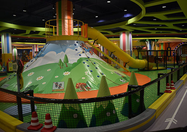 Volcano Slide Indoor Playground3