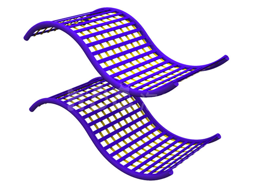 Wave webbing obstacle