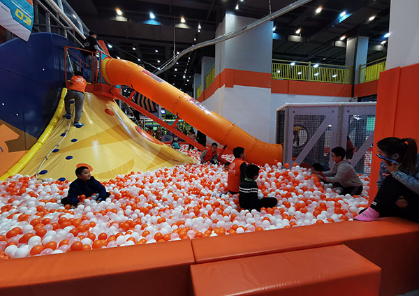 Volcano Slide Indoor Playground5