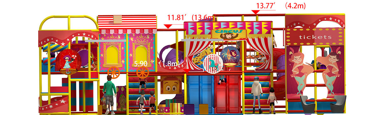 រចនាសម្ព័ន្ធ Castle 001-Soft Play