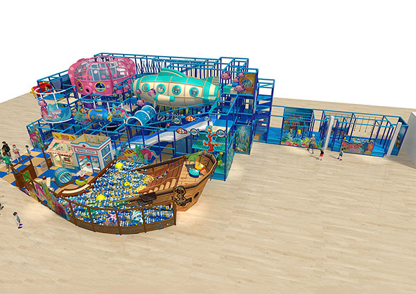 Ocean 004 Style-Soft Play structure
