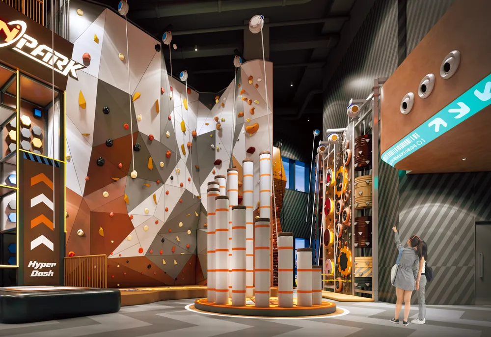 Barrel Climbing Wall