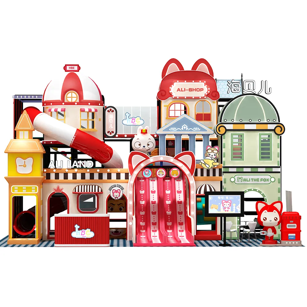 Custom IP castle indoor  playground