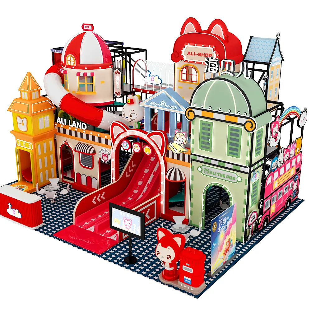 Custom IP castle indoor  playground