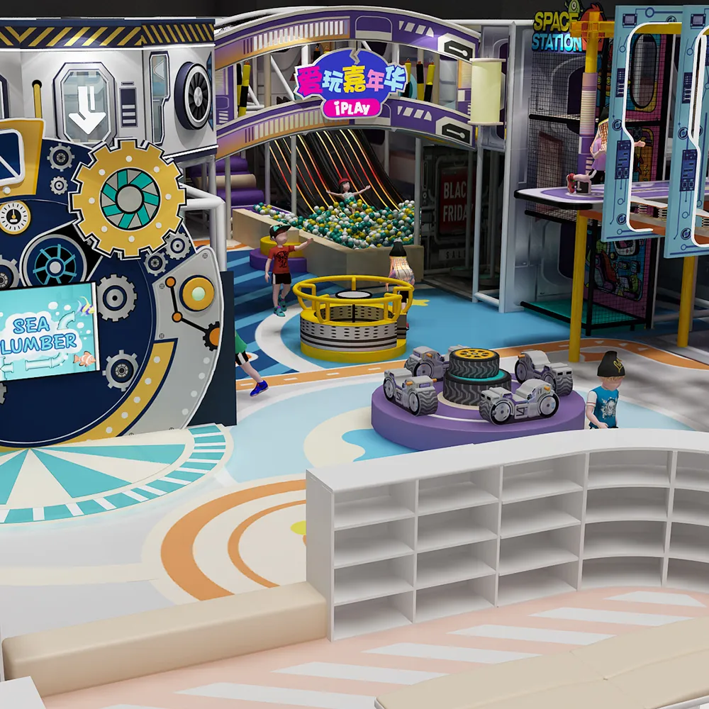 Mechanical Style Indoor Playground