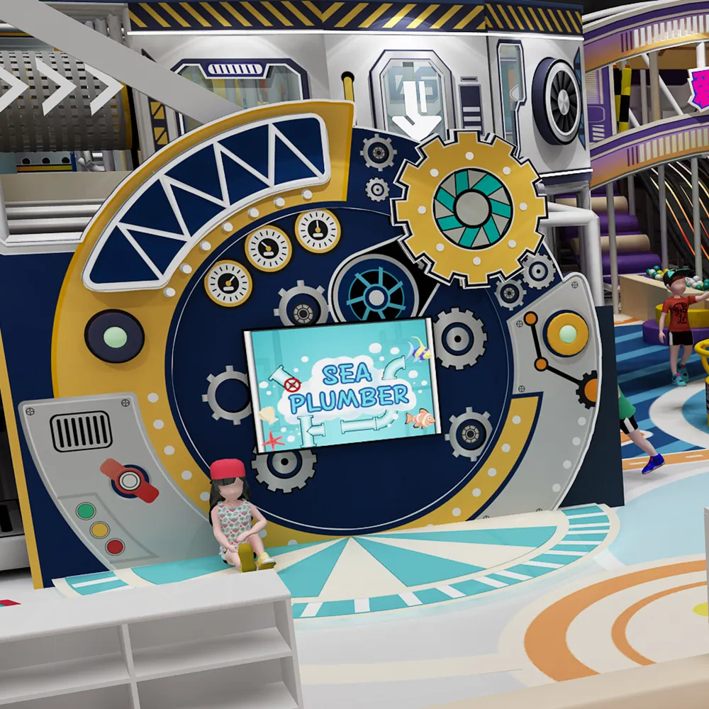Mechanical Style Indoor Playground