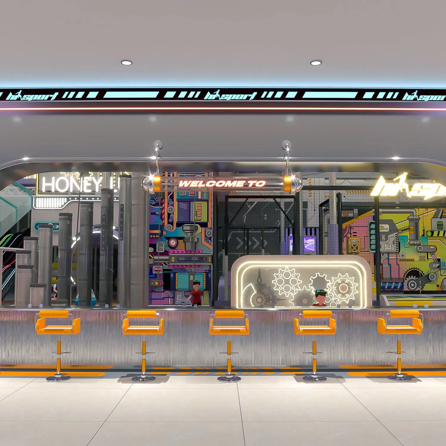 Interstellar Mech Adventure Hall