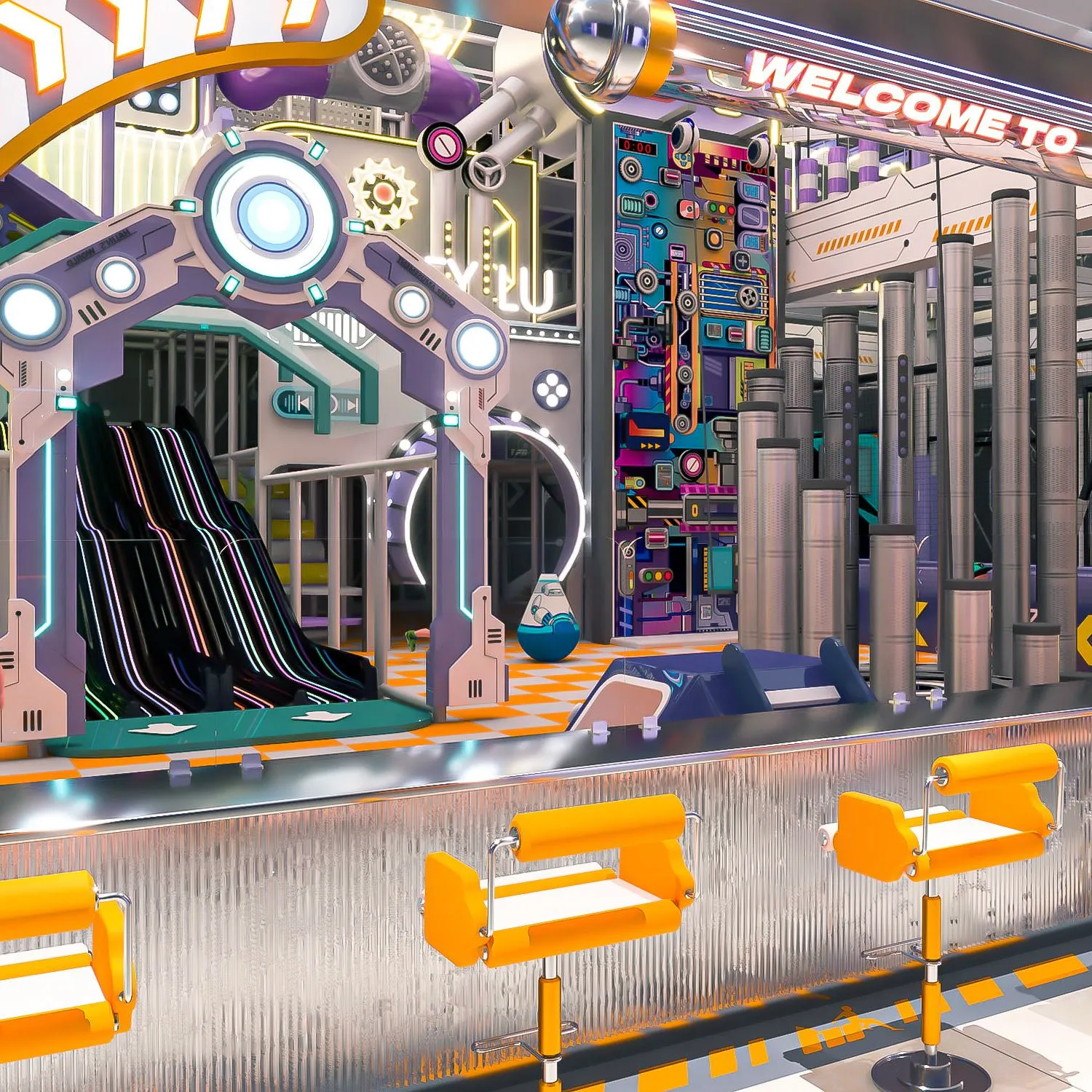 Interstellar Mech Adventure Hall