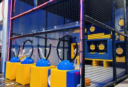 Colorful Rope Net: A Training Ground for Courage & Balance