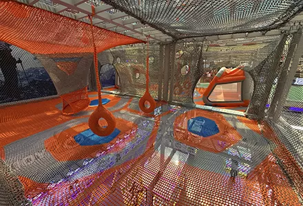 indoor playground netting